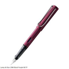 Lamy Al-Star 29M Black Purple Fountain Pen Medium Point