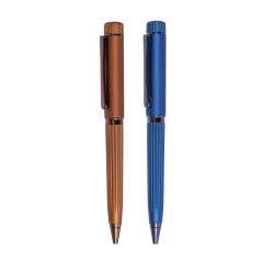 Pen Liner Ball Pen in Blue and Coffee Body Colors