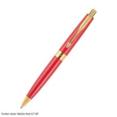 Parker Aster Matte Red GT Ballpoint Pen