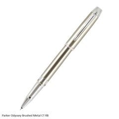 Parker Odyssey Gun Metal Chrome Trim Rollerball Pen