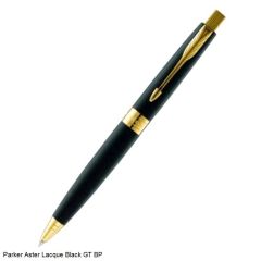 Parker Aster Lacque Black GT Ballpoint Pen