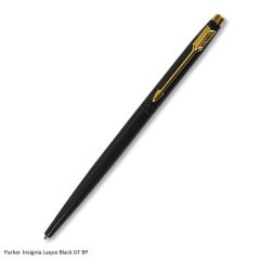 Parker Insignia Laque Black with Gold Trim Ballpoint Pen