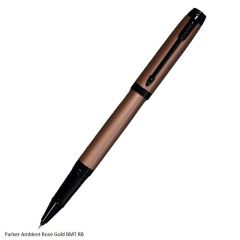 Parker Ambient Laque Black Golden Trim Rollerball Pen