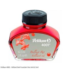 Pelikan Fountain Pen Ink Bottle 4001 30ml Red