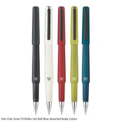 Flair ZOOX T9 Roller Gel Pen Blue in Assorted Colours