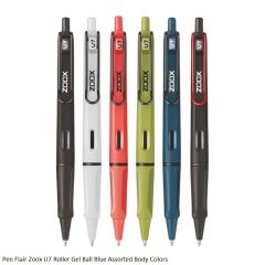 Flair ZOOX U7 Roller Gel Pen Blue in Assorted Colours