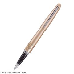 Pilot Roller Ball Pen - MR1 Gold and Zigzag