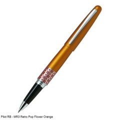 Pilot Roller Ball Pen - MR3 Retro Pop Flower Orange