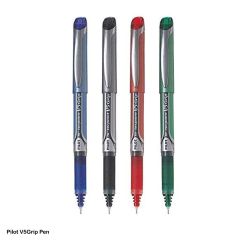 Pilot Hi Techpoint V5 Grip Pen in assorted Colours, Black, Blue, Green, Red