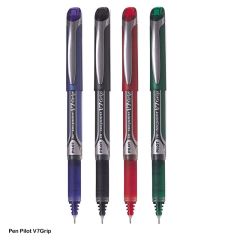 Pilot Hi Techpoint V7 Grip Pen in assorted Colours, Black, Blue, Green, Red