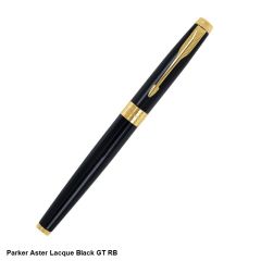 Parker Aster Lacque Black GT Rollerball Pen