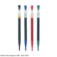 Refill BXS-V10Rt for Pilot Hi-Tecpoint V10 RT - Liquid Ink Rollerball Pen Broad Tip