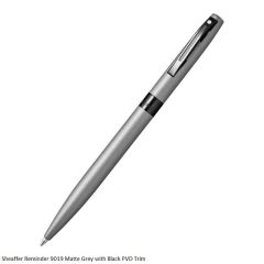 Sheaffer Reminder 9018 Matt Grey with Black PVD Trim Ballpoint Pen