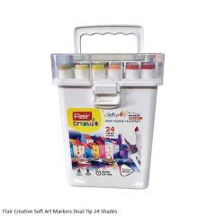 Flair Creative Soft Art Dual-Tip Marker 24 Shades