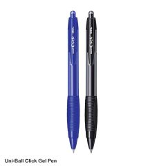 uni-ball Click Gel XSGR7 0.7mm Gel Pen in Blue and Black Ink Color
