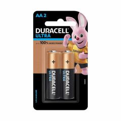 Duracell Ultra AA 2 Pcs Pack - 1.5V Alkaline Batteries