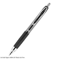 Uni-ball Signo 207 UMN-207 Gel Pen in Black Ink