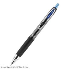 Uni-ball Signo 207 UMN-207 Gel Pen in Blue Ink