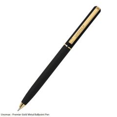 Unomax Premier Gold Metal Ball Point Pen in assorted color with Blue ink color