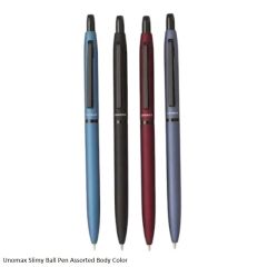 UNOMAX Slimy Premium Metal Body Jet Ink Technology Ball Pen