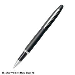 Sheaffer 9405 VFM Rollerball Pen Matte Black With Chrome Trim