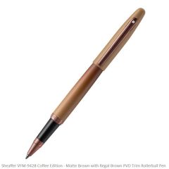 Sheaffer VFM 9428 Coffee Edition Matt Brown with Regal Brown PVD Trim Rollerball Pen
