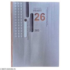 2026 Diary 365 Days Ashoka-90 Month Cut, Month Planner, Sunday Separate