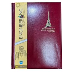 2026 Diary Engineering 529-LKJ 1 Date, Saturday-Sunday Clubbed, Plain White Paper