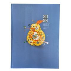 2026 Diary Theme 721PP 1 Date, Saturday-Sunday Clubbed, Plain White Paper