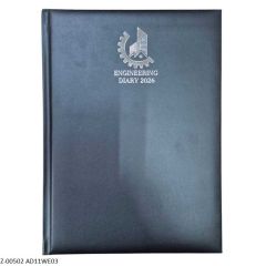2026 Diary Engineering D820 Ad11WE03 1 Date, Saturday-Sunday Clubbed, Plain White Paper
