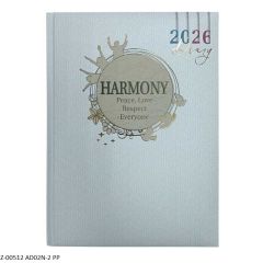 2026 Diary Theme AD02N-02 Month Cut, Month Planner, Sunday Separate