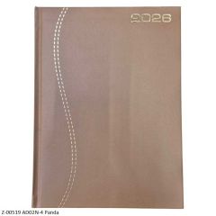 2026 Diary 365 Days AD02N-02 Rexin Month Cut, Month Planner, Sunday Separate