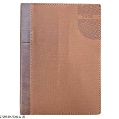 2026 Diary 365 Days AD02N-83 Rexin Month Cut, Month Planner, Sunday Separate