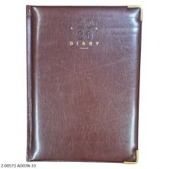 2026 Diary 365 Days AD03N-33 Rexin Month Cut, Month Planner, Sunday Separate