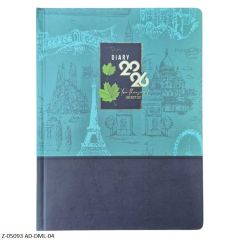 2026 Diary 365 Days AD-DML-04 Theme Month Cut, Month Planner, Sunday Separate