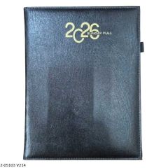 2026 Diary 365 Days V-214 Rexin Month Cut, Sunday Separate