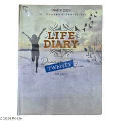 2026 Diary 365 Days T-50 Life Diary Theme Month Cut, Month Planner, Sunday Separate