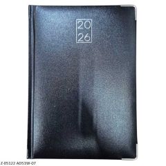 2026 Diary 365 Days AD51W-07 Rexin Month Cut, Month Planner, Sunday Separate