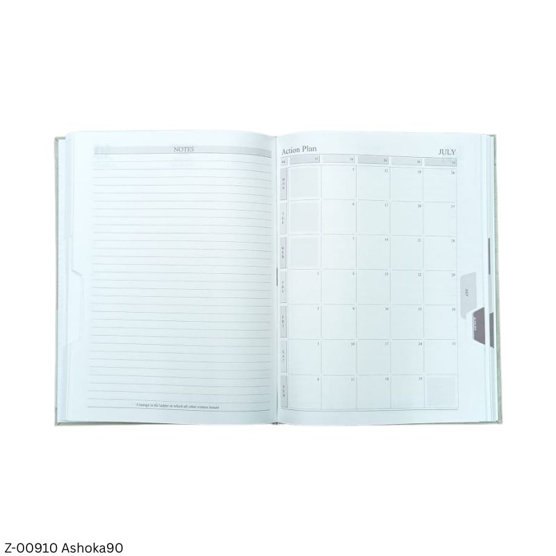 2027 – Ashoka90 B5 365 Days Diary | Month-Cut Planner | Sunday Separate