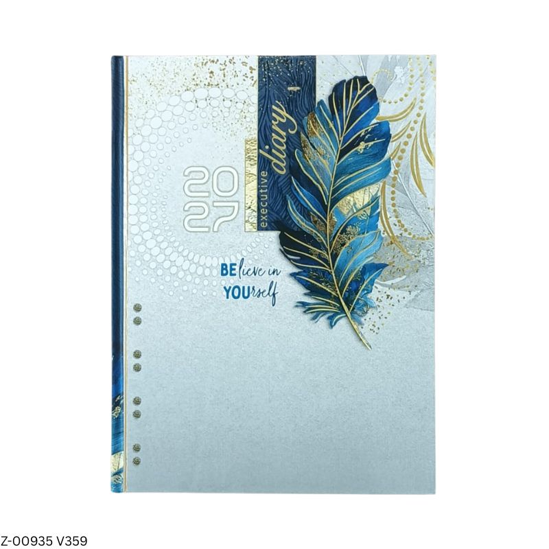 2027 – V359 B5 365 Days Diary | Month-Cut Planner | Sunday Separate