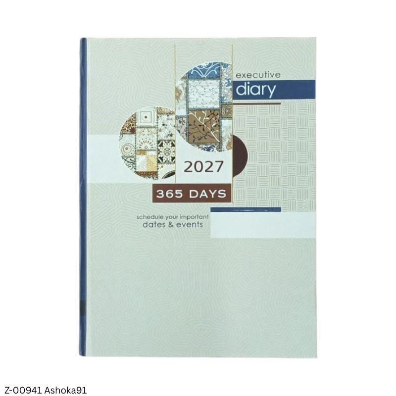 2027 – Ashoka91 B5 365 Days Diary | Month-Cut Planner | Sunday Separate