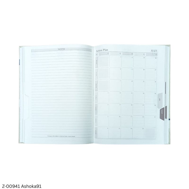 2027 – Ashoka91 B5 365 Days Diary | Month-Cut Planner | Sunday Separate