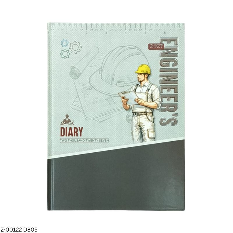2027 – D805 T18 Engineering Diary | Month-Cut Planner | 24 Pages of Engineering Information | Saturday-Sunday Clubbed