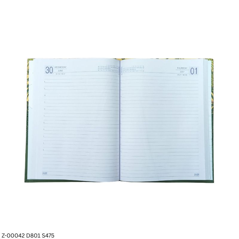 2027 – D801 S475 Regular Diary | Saturday-Sunday Clubbed | Assorted Prints