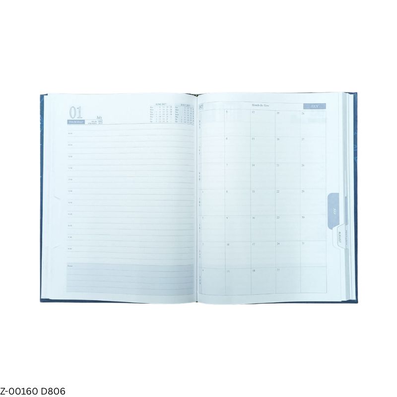 2027 – D806 T76 Regular Diary | Month-Cut Planner | Saturday-Sunday Clubbed
