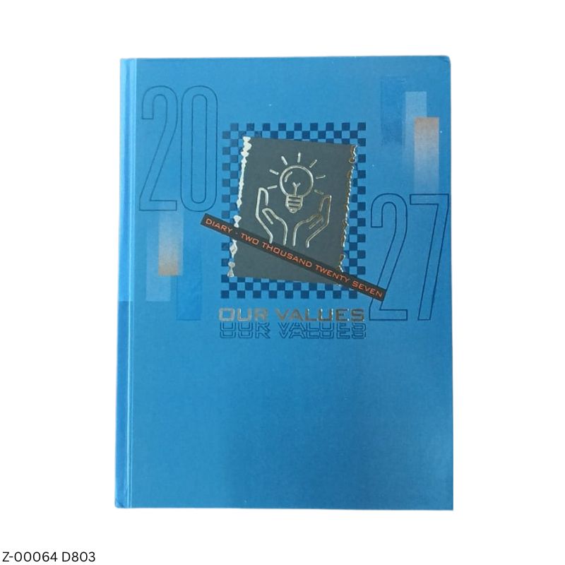 2027 – D803 T39 Theme Diary | Month-Cut Planner | Saturday-Sunday Clubbed