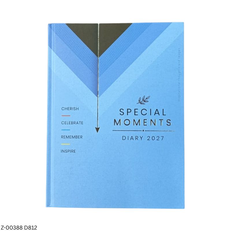 2027 – D812 T82 Special Moments Theme Diary | Month-Cut Planner | Saturday-Sunday Clubbed