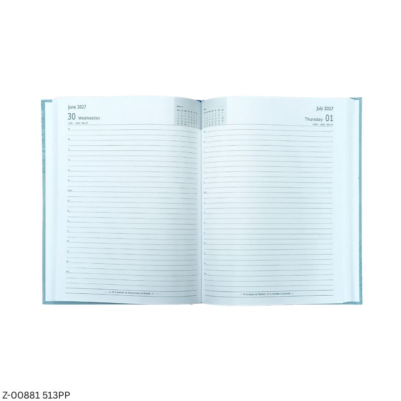2027 – B5 513PP Dream Theme Diary | Saturday-Sunday Clubbed