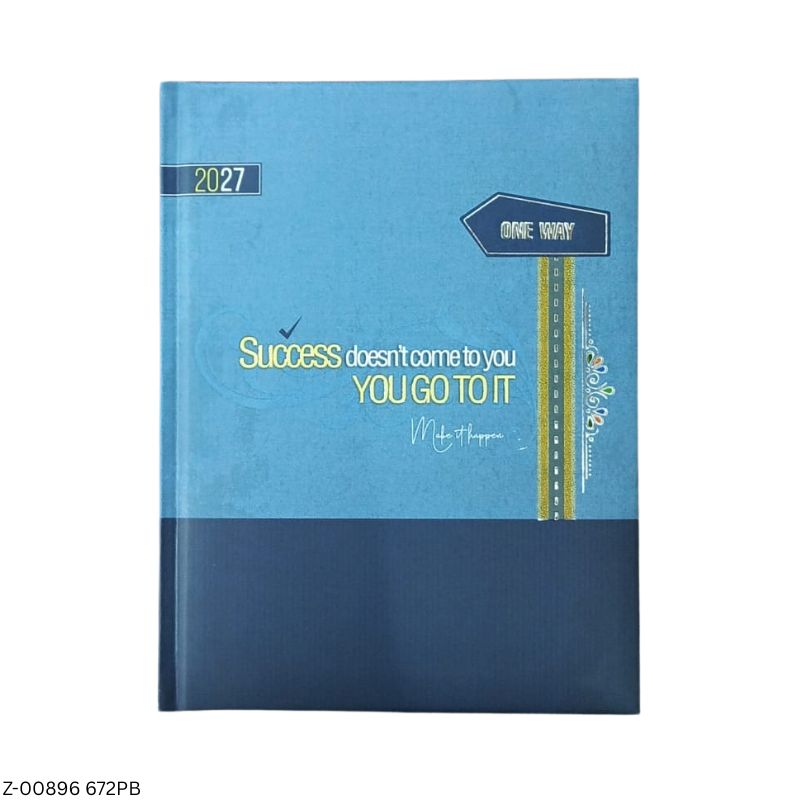 2027 – B5 672 Success Theme Diary | Month-Cut Planner | Saturday-Sunday Clubbed