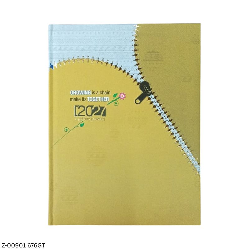 2027 – B5 676GT Growing Together Theme Diary | Month-Cut Planner | Saturday-Sunday Clubbed